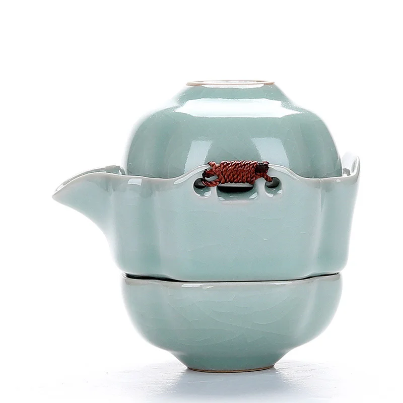 TANGPIN керамический чайник gaiwan чайные чашки портативный дорожный чайный набор с сумкой для путешествий