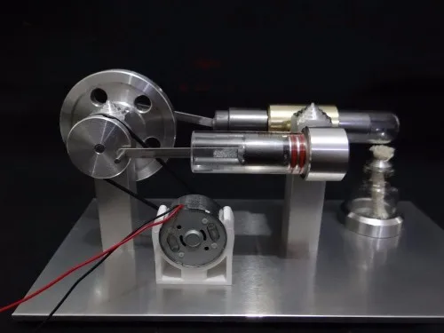 

Stirling engine model external combustion engine birthday gift DIY mini steam engine model 4-9V free shipping