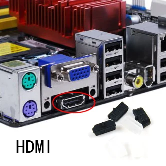 Высокое качество Новый черный HDMI разъем защита от пыли крышка для ноутбука