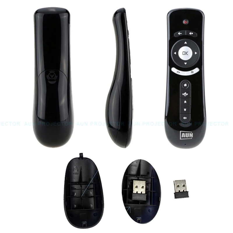 Аун Мини Fly Air Мышь 2 4G Беспроводной пульт дистанционного Android Tv Box проектор для android