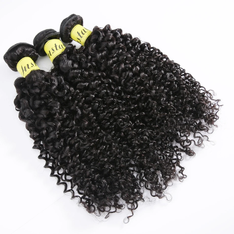 Довольно дневник 30 дюймов бразильские кудрявые натуральные пучки волос 3 4 Дело