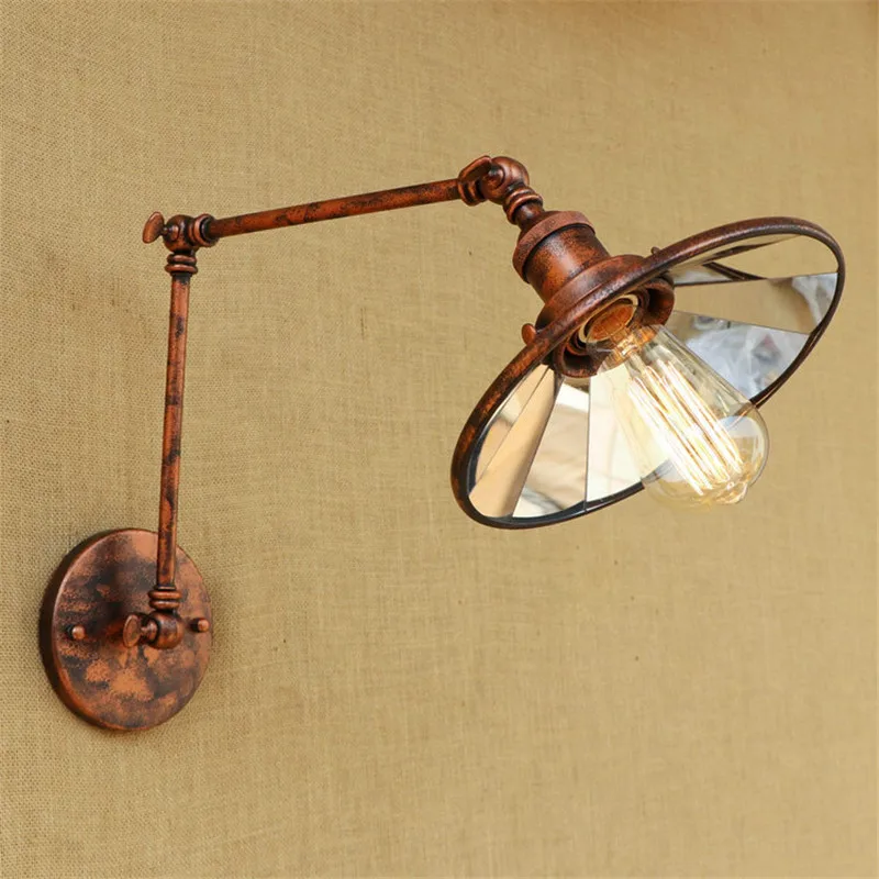 Лофт стиль двойной длинной руки Эдисона бра промышленный винтажный светодиодный