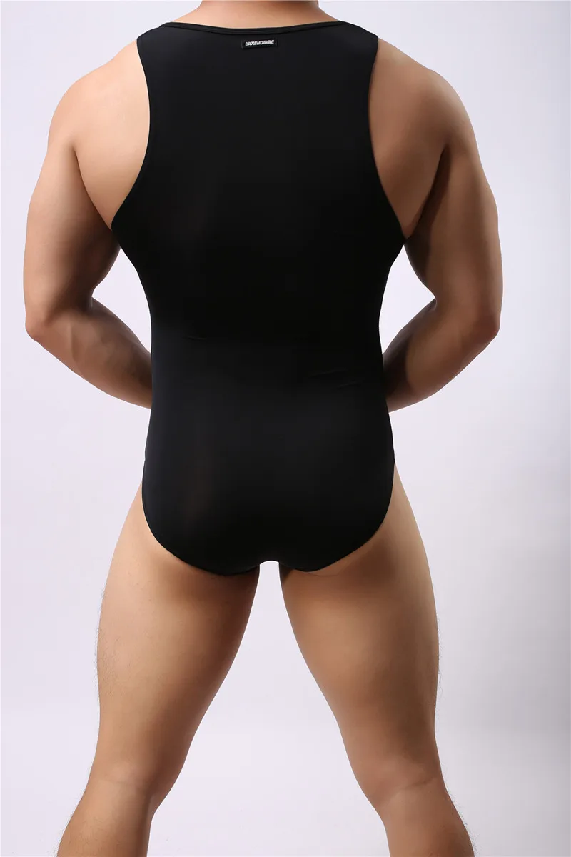 Сексуальное нижнее белье для мужчин мужские дышащие комбинезоны боди Шейперы