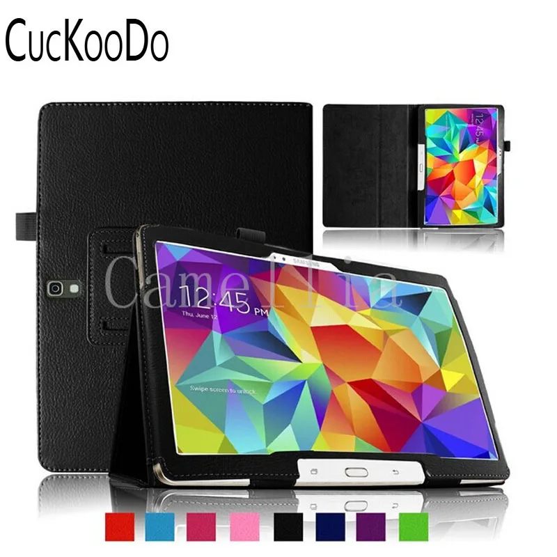 CucKooDo 100 шт./лот тонкий складной чехол для Samsung Galaxy Tab S 10 5 дюймов Android Tablet (с