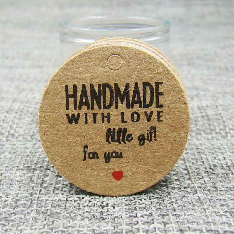 Мульти Милая Бумага ручной работы спасибо амулеты/подарок бирка ювелирные