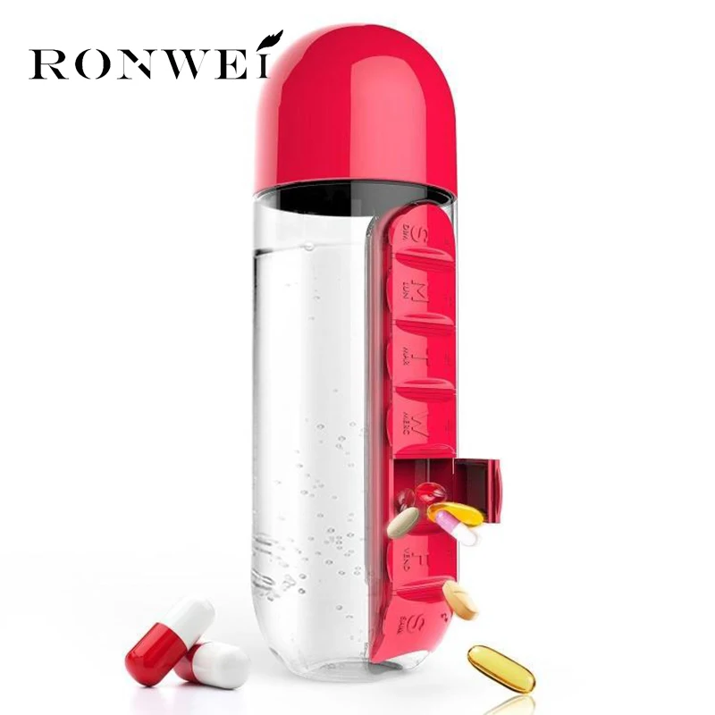 Пластиковая Герметичная Бутылка Для Воды 600 мл|bottle for water plastic|drink bottlemy bottle |