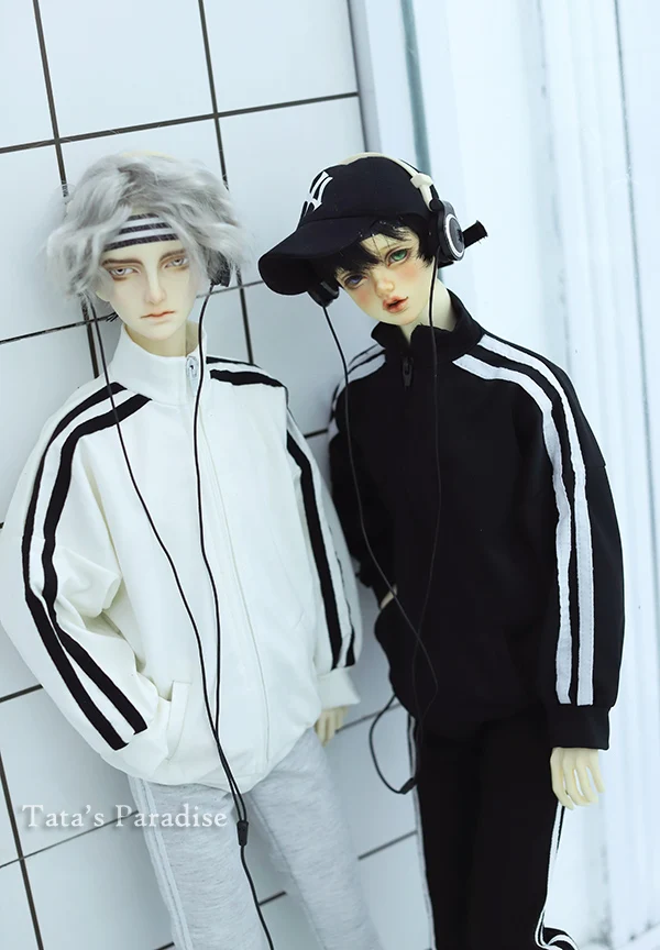 1/4 1/3 весы BJD одежда аксессуары искусственная кожа Однотонная куртка для