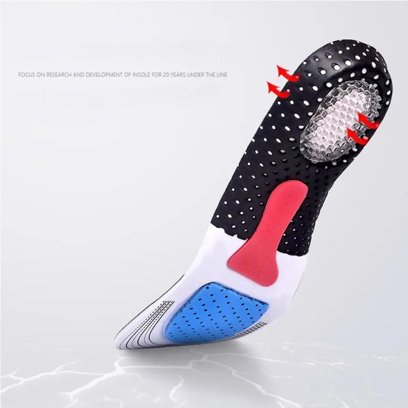 1 пара силиконовых гелевых подошвенных стелек для фасциита отличные спортивные