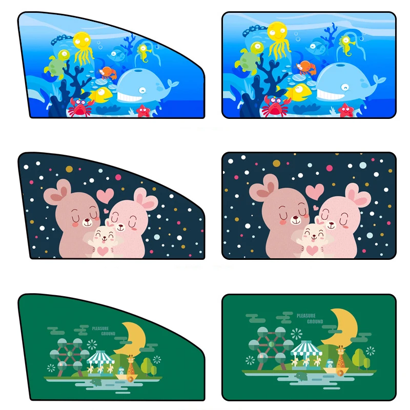 LENTAI 1 шт. детский тент магнитные наклейки занавеска бокового окна для Peugeot 508 308 206