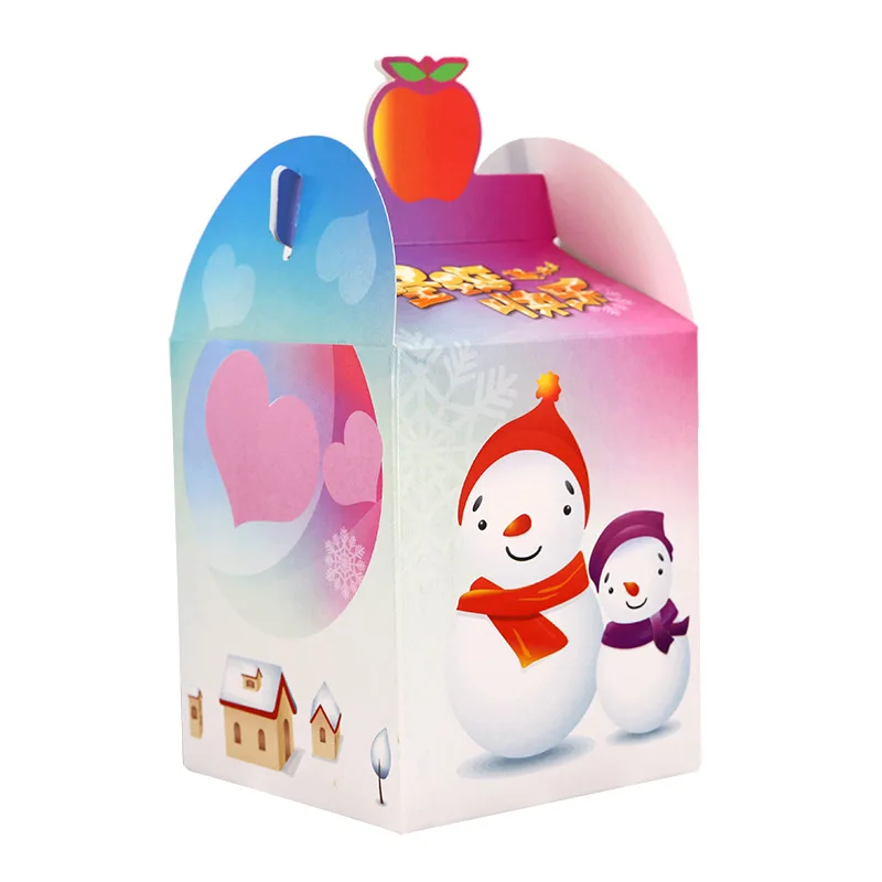 20 штук НОВАЯ РОЖДЕСТВЕНСКАЯ коробка для яблок Рождественский подарок конфет