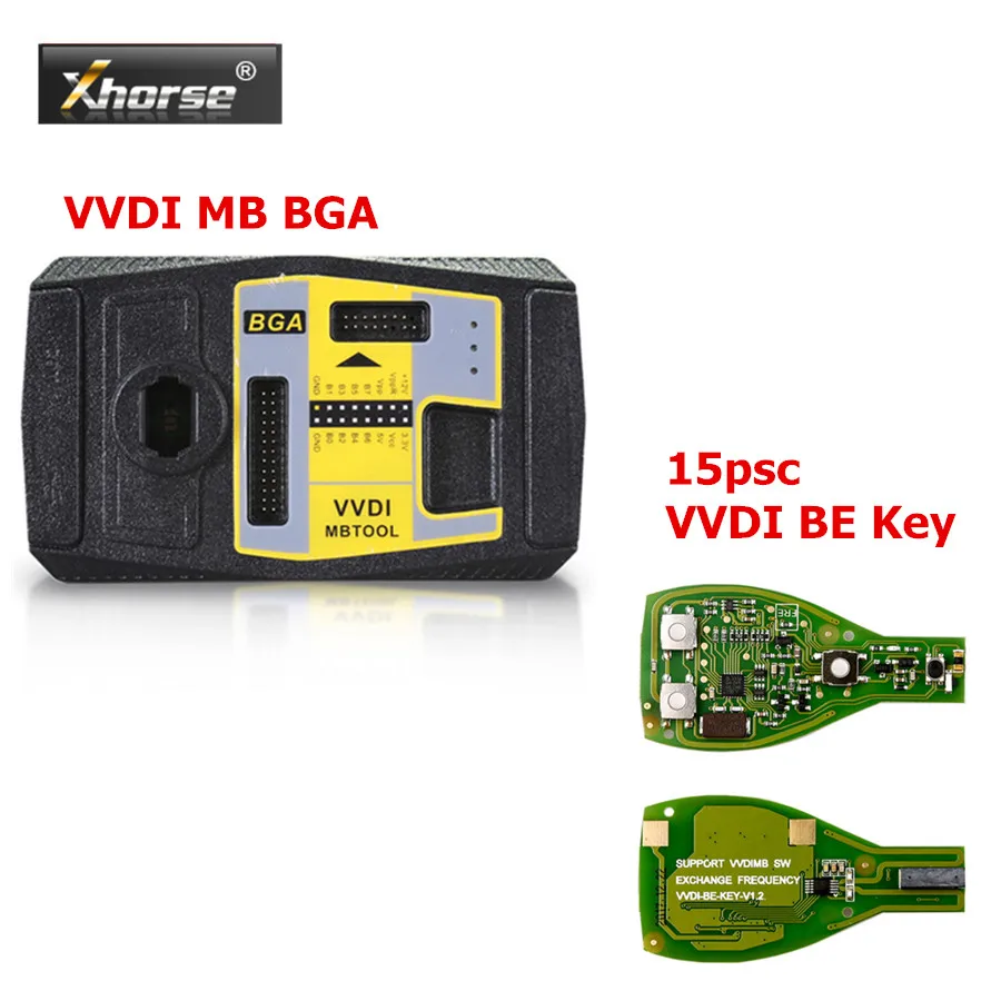 Xhorse V4.8.0 VVDI MB BGA инструмент для Benz Key Programmer включая калькулятор функция плюс 15 PSC BE Pro