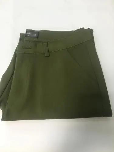 AGreen Женские офисные рабочие брюки женские брюки мода твердые случайные брюки дыхание тонкие брюки до лодыжки корейские брюки отдыха женский брюки - Цвет: AGreen