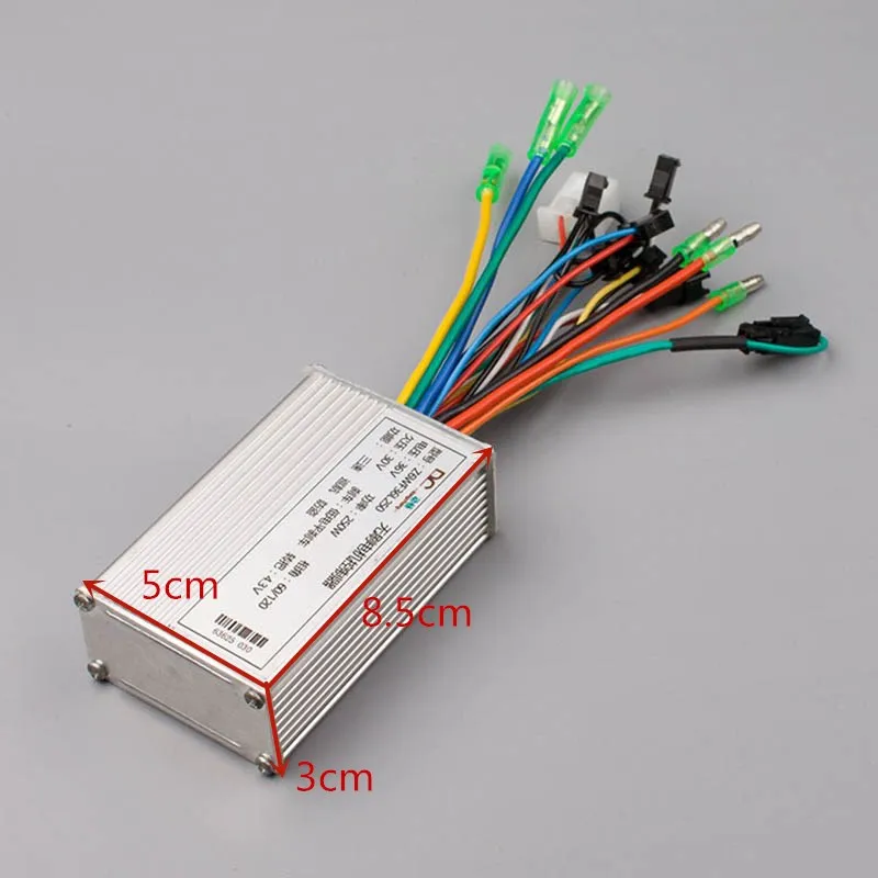24V 250W 24 В/36 В/48 в 250 Вт/350 Вт контроллер электровелосипеда Электрический велосипед bldc Бесщеточный Регулятор скорости с E-ABS тормозом - Цвет: 24V 250W
