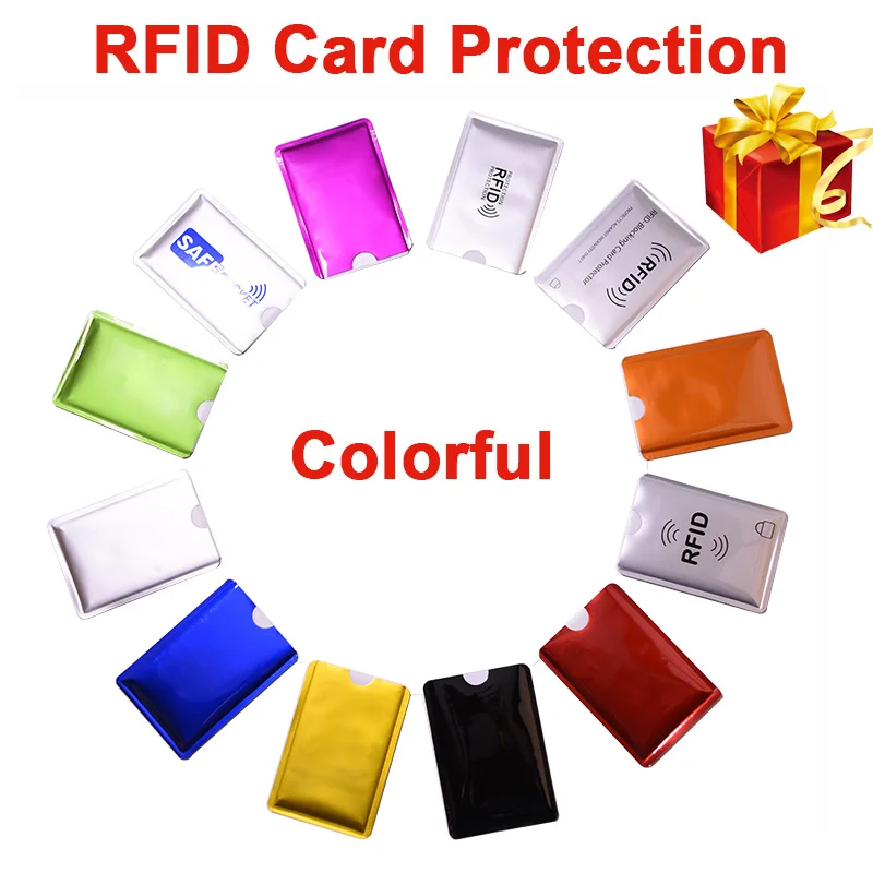 OULET1pcs RFID экранированный рукав карта блокировка 13 56 МГц IC защита NFC безопасности
