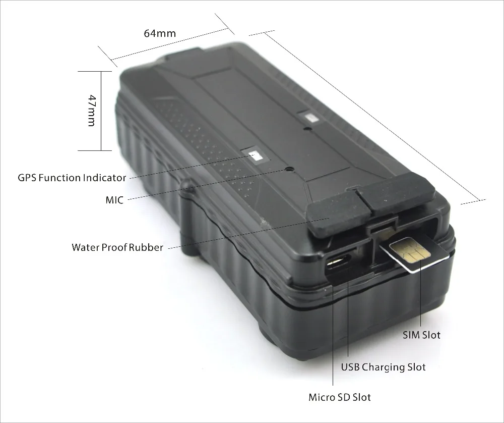 Kingneed автомобиля gps трекер 3g gsm 20000 мАч магнит WCDMA/gps/GSM/WI FI позиционирования оффлайн
