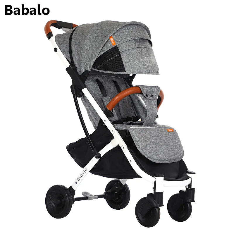 colour8 Babalo детская прогулочная коляска складной может сидеть может лежать России - Цвет: colour8