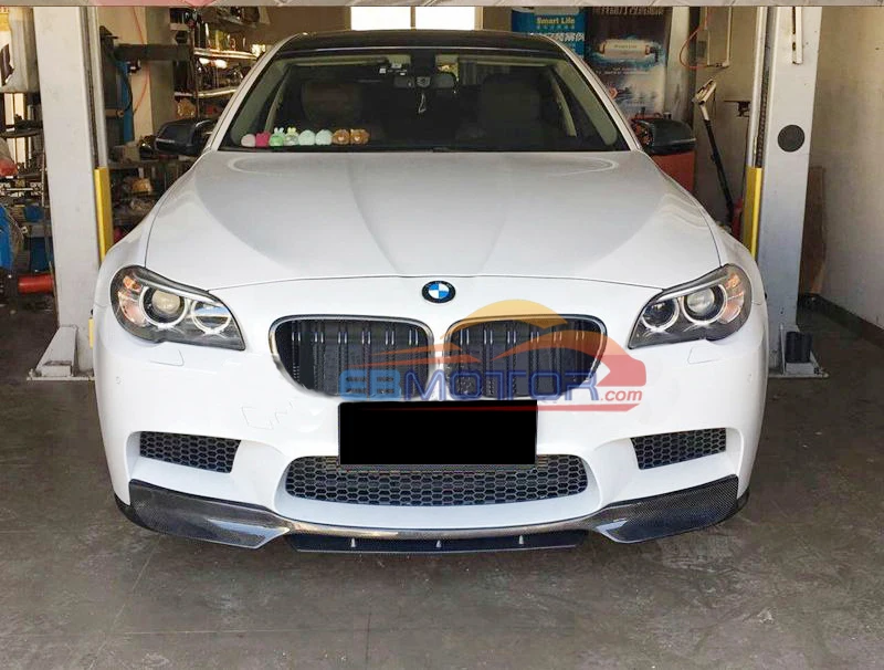 Настоящий карбоновый передний бампер спойлер для BMW F10 M5 B449|Панар-штанги| |