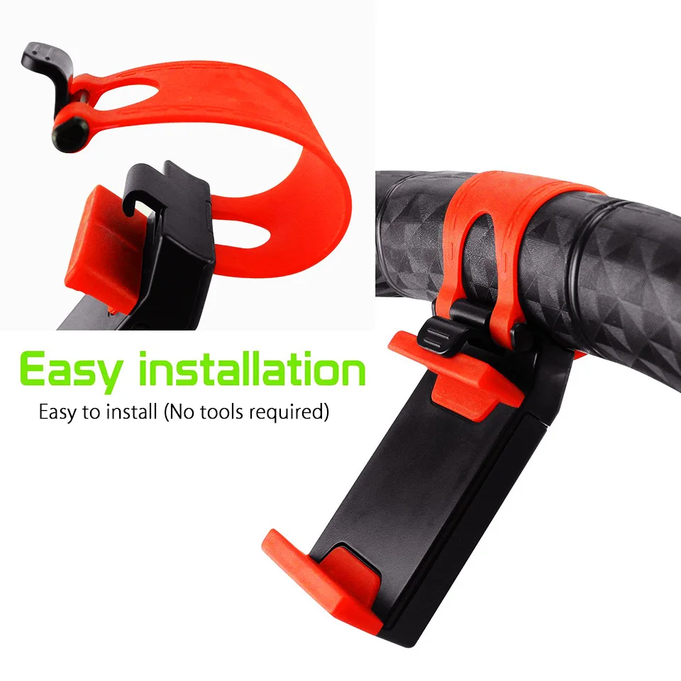 Автомобильный держатель для телефона крепление на руль велосипеда резиновая