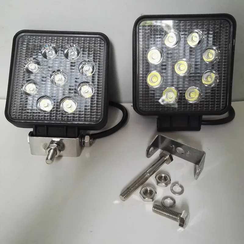 Алюминиевый светодиодный светильник DC 12-80V 12V 24V 36V 48V 60V 72V 80V с 9 светодиодный IP65 для автопогрузчика SUV ORV экскаватора