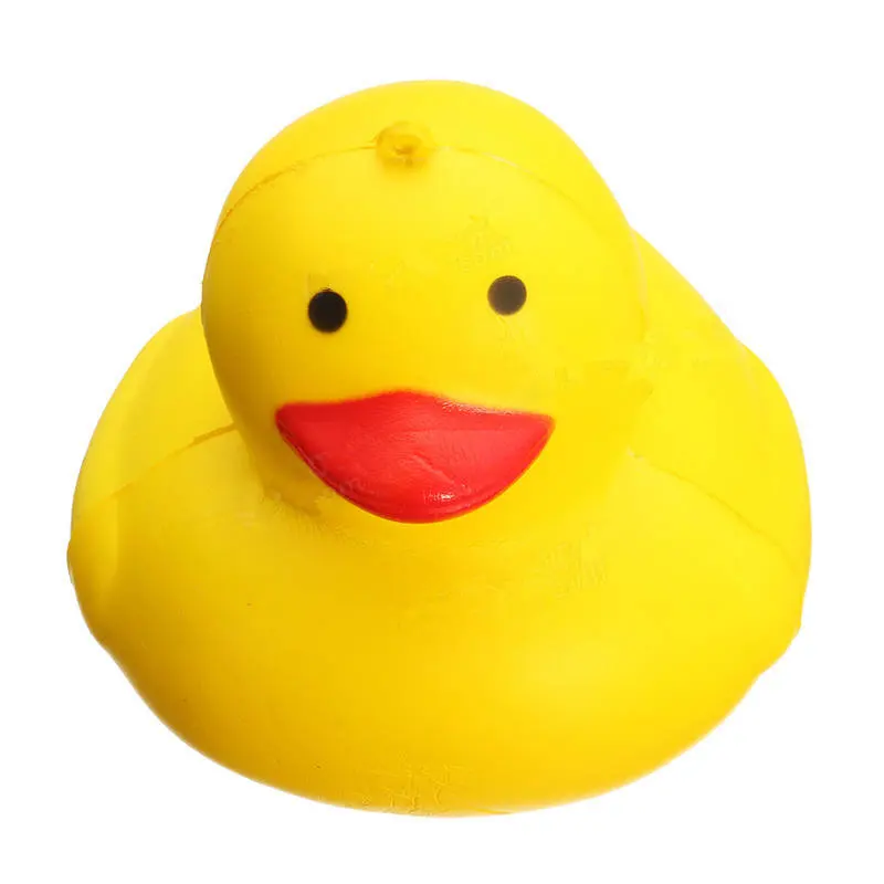 

Cute Cartoon Yellow Duck Squishy Slow Rising Jumbo Animal Pendant Straps Soft Cream Scented Bread Cake Kid Fun squeeze Toy Gift