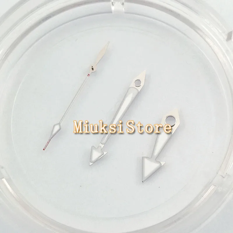 Серебристо зеленые светящиеся стрелки часов подходят для Miyota 8205 8215 821A|Ремонтные