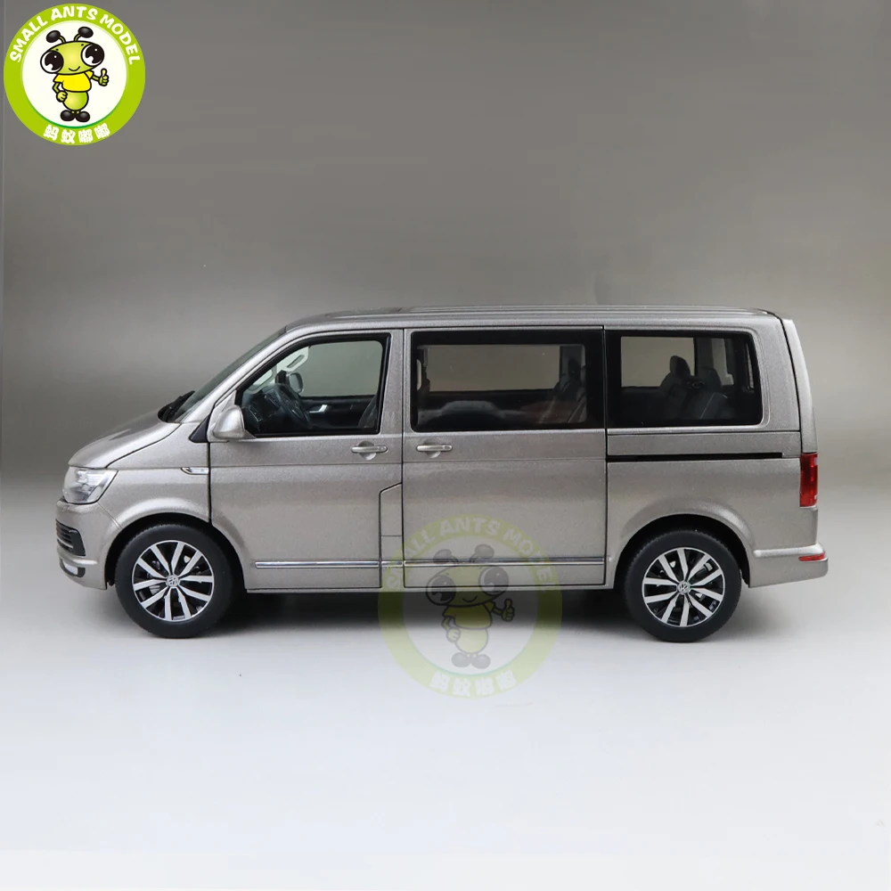 1/18 NZG Multivan T6 Diecast Model Car Bus MPV Boy Girl Gifts Collection Hobby - Color: Gold