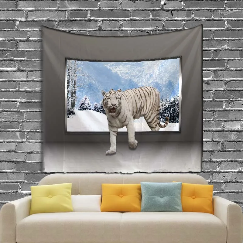 XYH180219 Животные элементы гобелен 3D печатных гостиной и спальни украшения песчаный пляж полотенце для пикника - Цвет: XYH180219