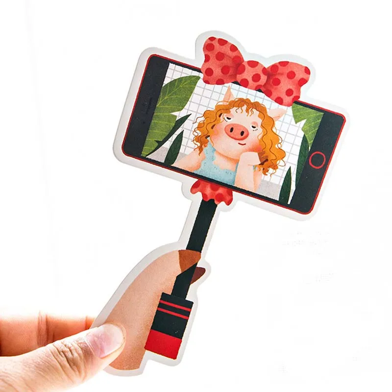 30 штук упак. Милая селфи открытка закладки Письмо бумага поздравительная День