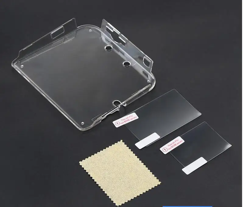 Игровые аксессуары один жесткий чехол + прозрачный пластиковый Кристальный для