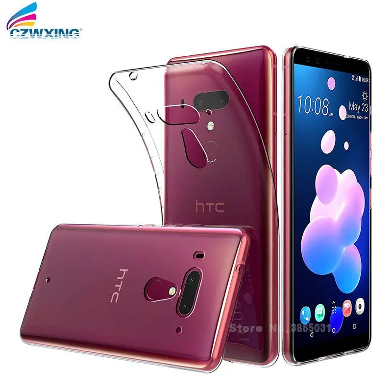 Для HTC U12 Plus чехол 6 0 &quotсиликоновый прозрачный из ТПУ для телефона U12Plus + U 12 PLUS