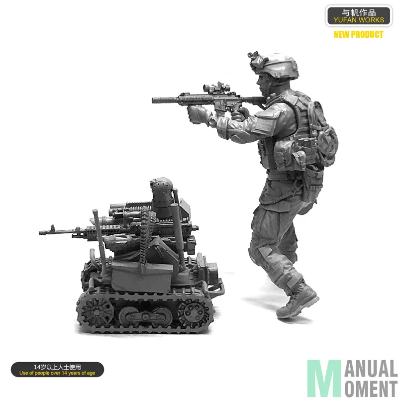 Высокое качество миниатюрный 1/35 ВМС США Seal Commando солдат и боевые роботы