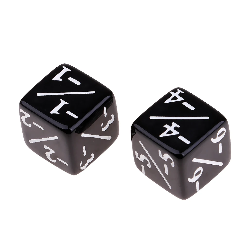 10 шт. Акриловые Игральные Кости 16 мм 6 сторонних игральных костей D6 кубики семейный набор для настольной игры D& D черный белый