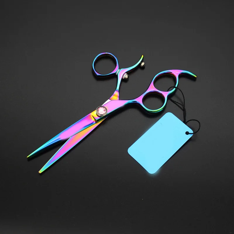 Роторная ручка левосторонние ножницы парикмахерские профессиональные для