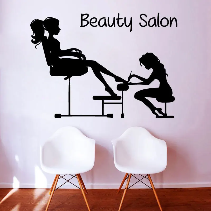 Стикеры для маникюра и педикюра виниловые модные наклейки на стену девочек