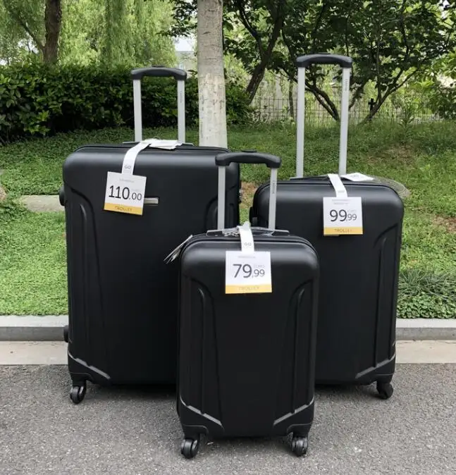 a set of 3 CHENGZHI новые дешевые 2" 24" 2" дюймов ABS багаж на колесиках наборы Texpandable чемодан на колесиках для путешествий - Цвет: a set of 3