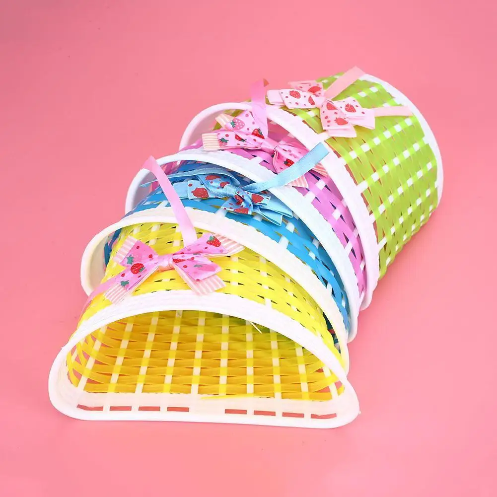 Велосипедная корзина Передняя сумка задняя подвеска велосипед бант передняя для