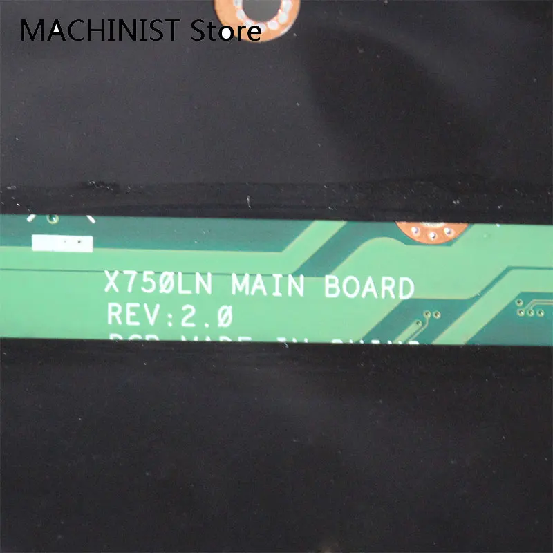 Оригинальная материнская плата для ноутбука ASUS X750LA X750L X750LB X750LN REV 2 0 GT840M 2G DDR3