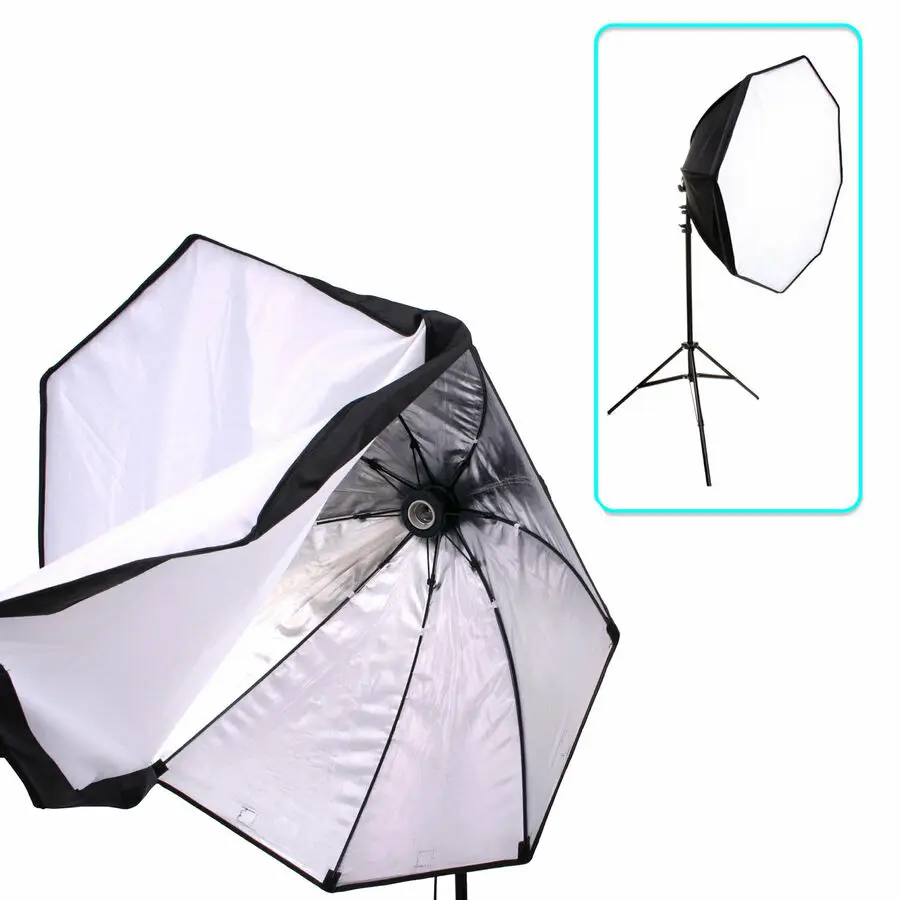 9 шт. 28 дюймов восьмиугольник софтбокс свет комплект фото освещение фотостудия