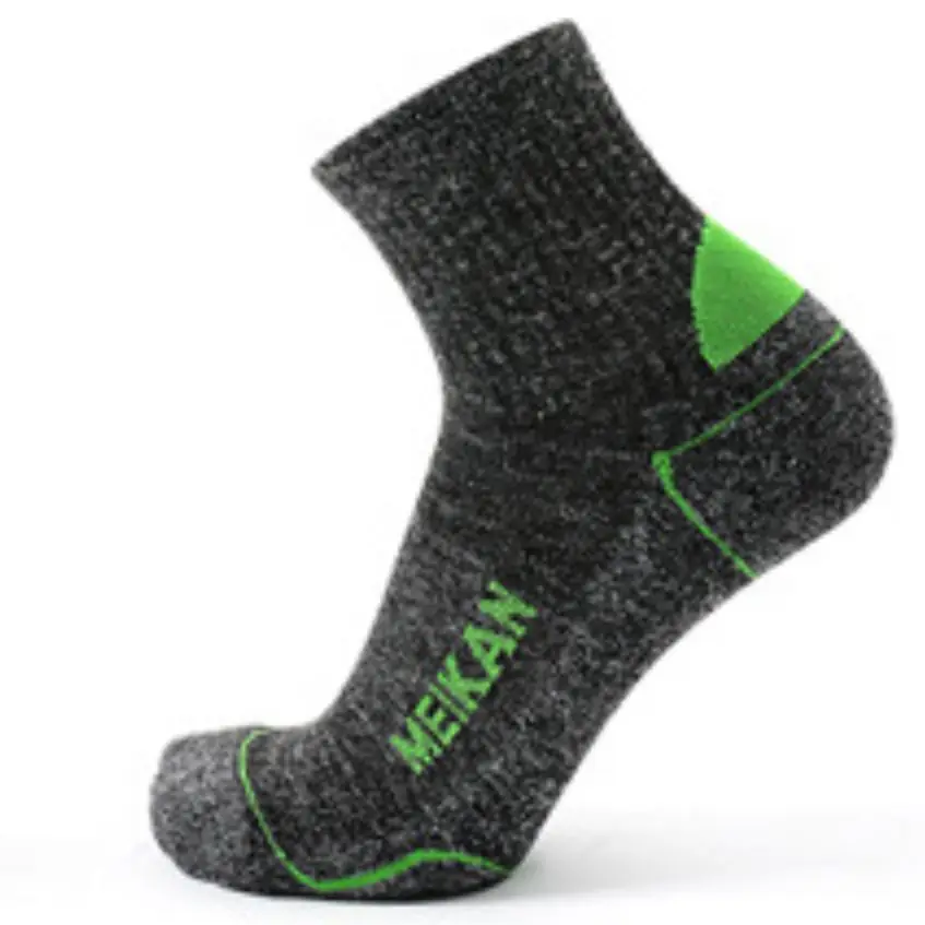 Grey(Ankle socks) Бренд meikan 2 пары Профессиональный Низкий вырез носок для тренировок унисекс Женские впитывающие пот упражнения лодыжки носки для мужчин(39-42) упаковка из 2 пар - Цвет: Grey(Ankle socks)