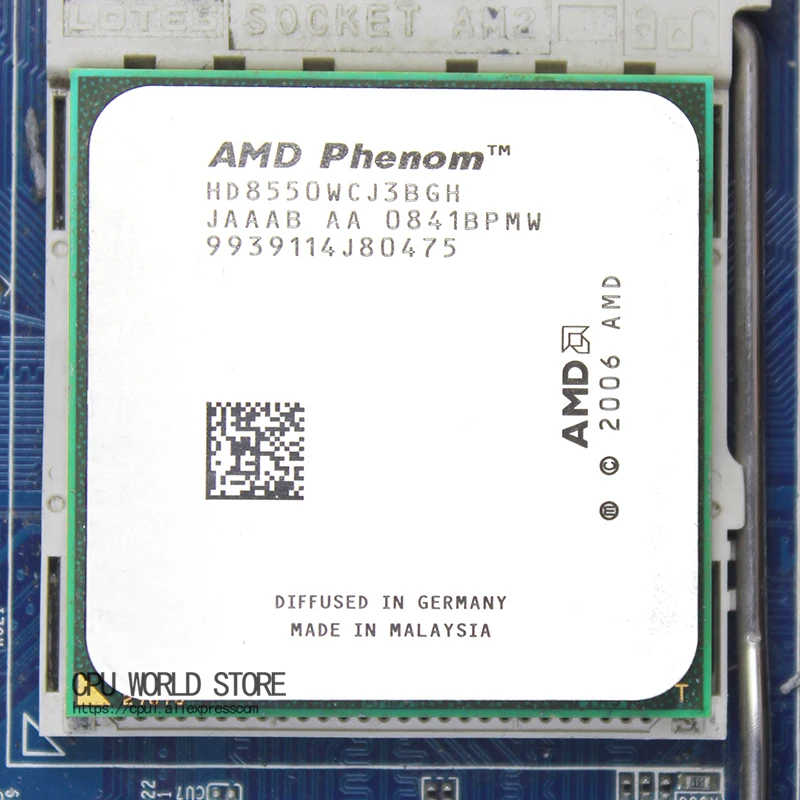 Трехъядерный процессор AMD Phenom X3 8550 2 ГГц HD8550WCJ3BGH Разъем AM2 +|cpu processor|socket am2core cpu |