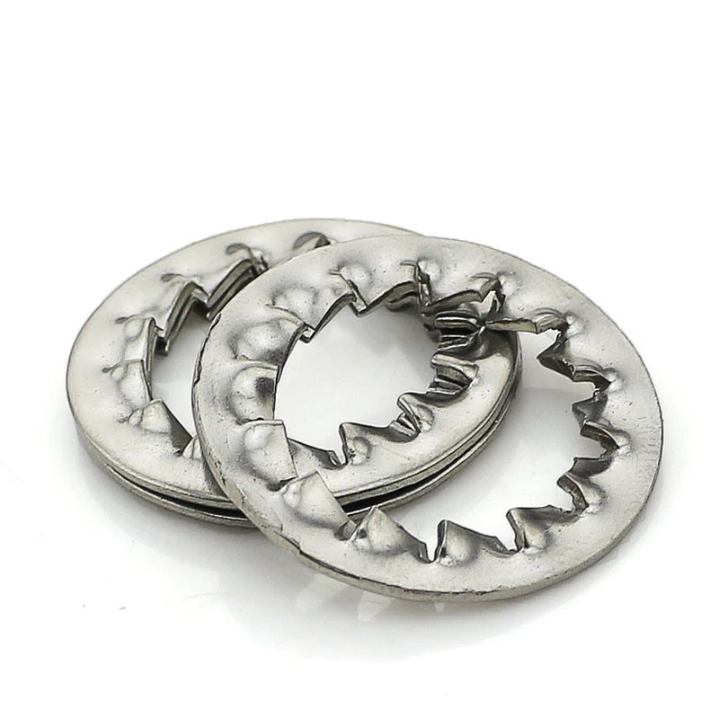 

DIN6798J GB861.2 M2.5 M3 M4 M5 M6 M8 M10 M12 Serrated Lock Washer Internal Toothed Gasket Washer 304 Stainless steel