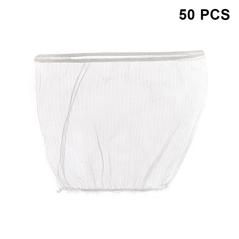 50pcs 30/50/100 шт раковина для сливного отверстия мусор сетчатый одноразовый пакет для мусора для Ванная комната Кухня для Прямая - Цвет: 50pcs