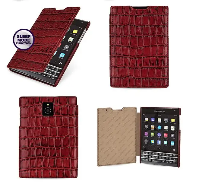 Для BlackBerry Passport Q30 4," верхний слой коровья кожа чехол для телефона модный защитный чехол из крокодиловой кожи