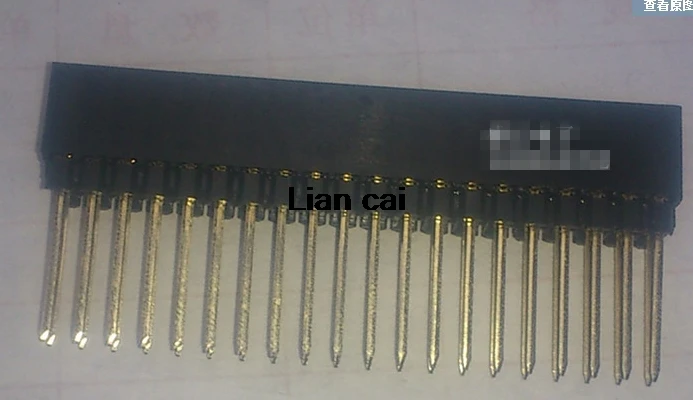 10 шт./лот 2 54 мм Шаг 2x20 Pin 40 женский двухрядный длинный штыревой разъем