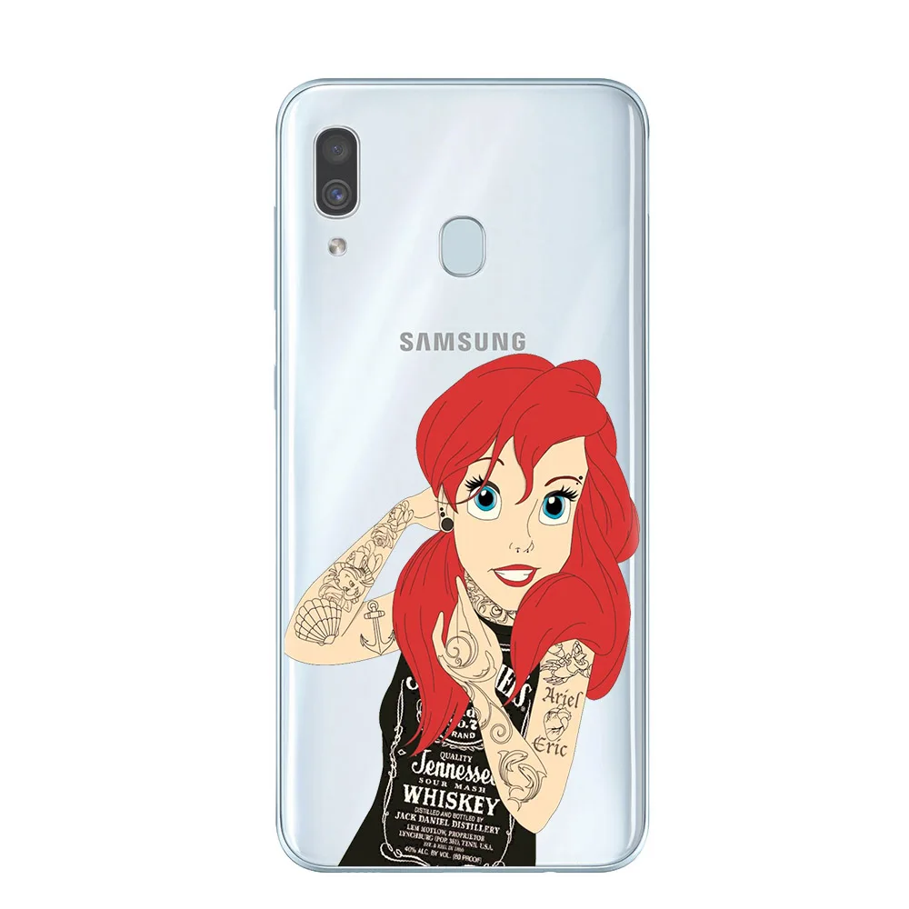Силиконовый чехол с мультяшным рисунком для samsung Galaxy A10 A30 A50, задняя крышка для samsung A520 A6 A8 Plus A7 A9 чехол Fundas