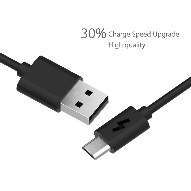 Универсальный кабель Micro USB для быстрой зарядки и передачи данных 5 В 2 А плоский