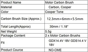 4 шт. угольные щётки, а также смазывайте механизм заменить для BOSCH 18V 14,4 V GDR18V-LIMF GDR14.4V-LI MFGDS18V-LI IWH181 GDS18V-LI