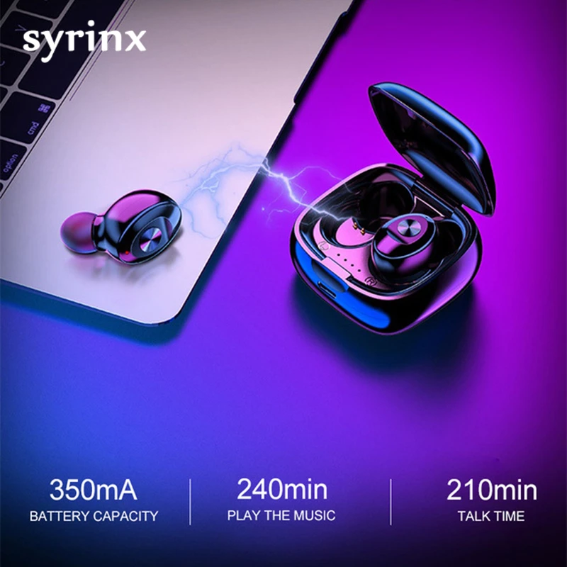 Беспроводные стереонаушники Bluetooth 5 0 hi fi звук спортивные наушники громкой связи