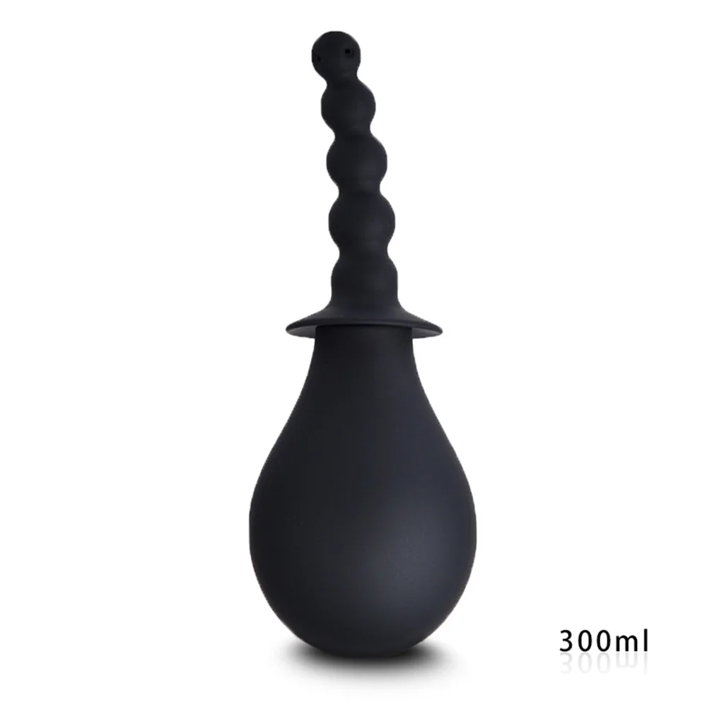 310 мл медицинский Силиконовый анальный вагинальный очиститель анальные шарики