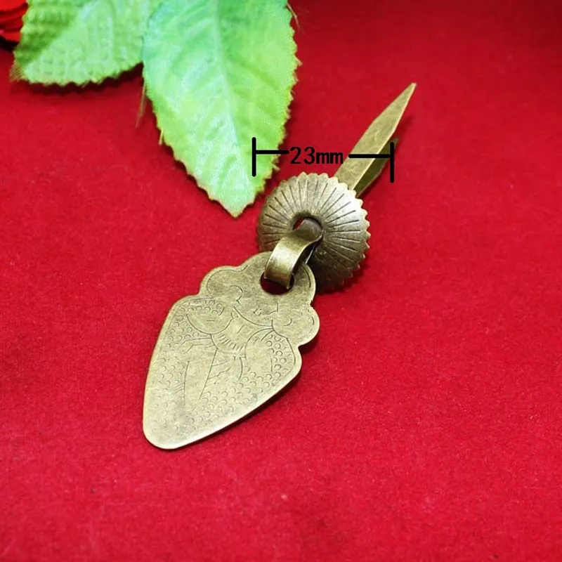 Ретро железная ручка для ящика кухонного шкафа дверная в форме листа винтажная